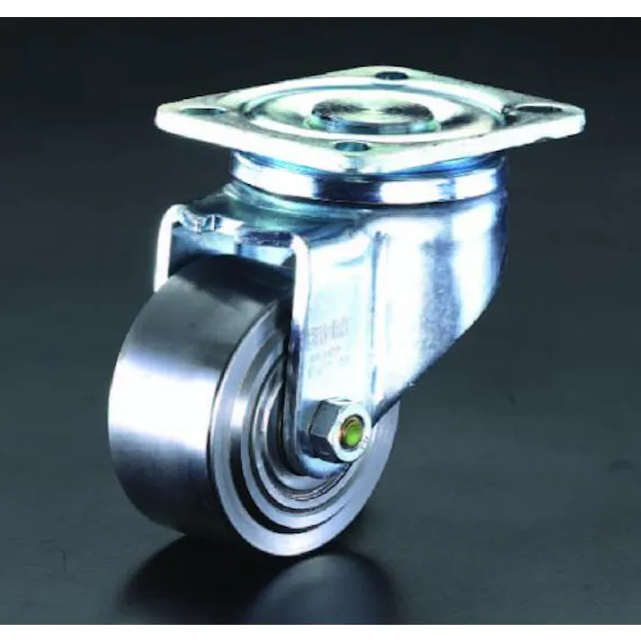 100mm キャスター(自在金具・スティール車輪) EA986NN-100 4518340795952 (CDC)【別送品】