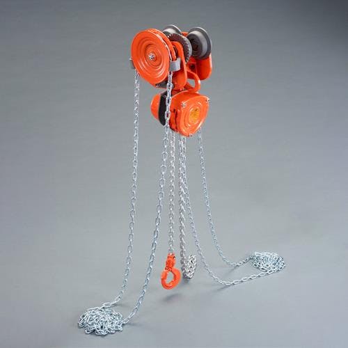 0.5ton ギヤードトロリー式チェーンブロック EA987EF-0.5 4550061962473 (CDC)【別送品】