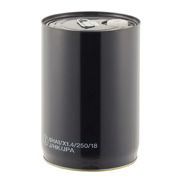 22L ペール缶(高密度ポリエチレン内装/UN規格適合 EA991AG-11 4550061533901 (CDC)【別送品】