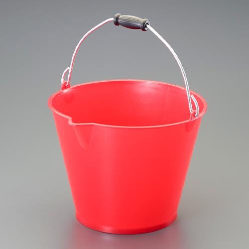 φ300×200mm/8L 口付バケツ EA991PD-31 4518340200708 (CDC)【別送品】