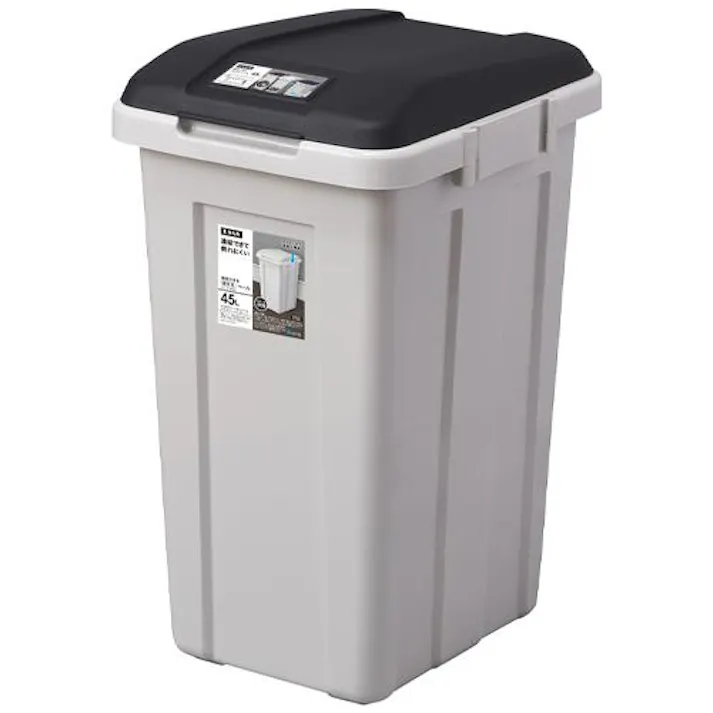 アスベル(ASVEL) ダストボックス(黒) 345x405x610mm/45L EA995A-10 4518340014183【別送品】