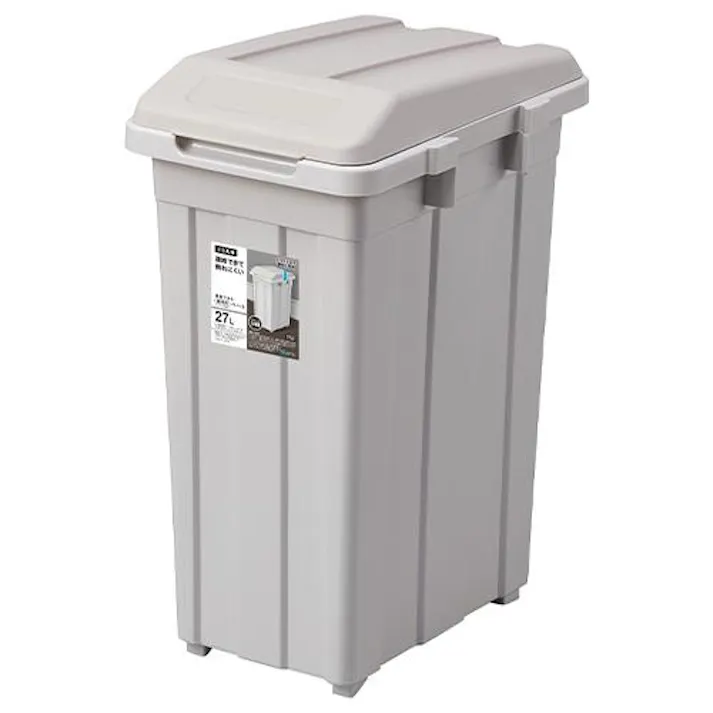 367×265×520mm/27L ダストボックス(灰) EA995A-24 4518340076273 (CDC)【別送品】