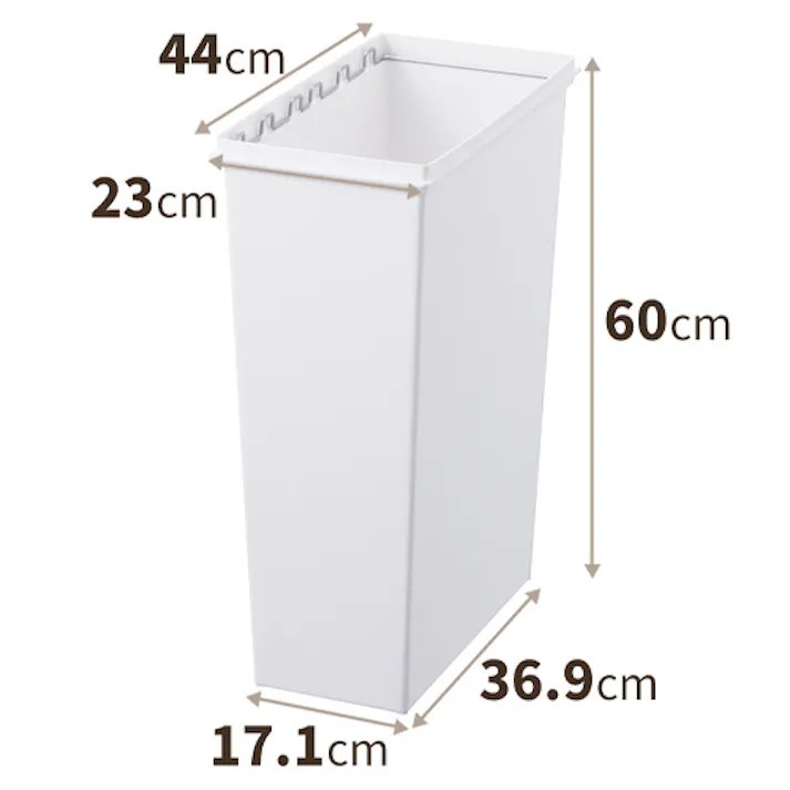 天馬(TENMA) ダストボックス(プッシュオープンフタ付) 45L EA995A-372 4518340337404【別送品】