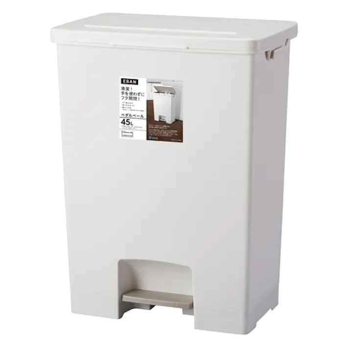 アスベル(ASVEL) ダストボックス(ペダル開閉) 431x284x584mm/45L EA995AA-399 4518340049741【別送品】