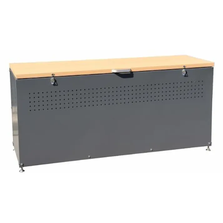 1200×500×665mm ダストボックス(スチール製) EA995AA-573A 4518340408180 (CDC)【別送品】