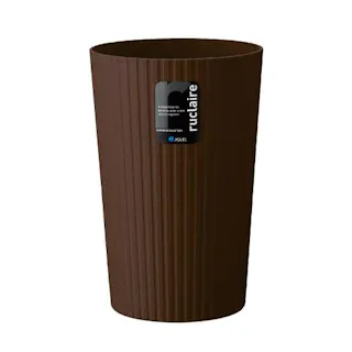 アスベル(ASVEL) ダストボックス(丸型/茶/6個) φ195x280mm/6L EA995AA-602 4518340063969【別送品】