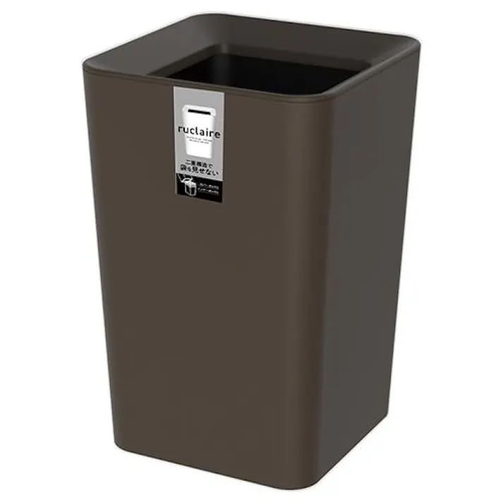 202×202×318mm/6.6L ダストボックス(ブラウン/3個) EA995AA-612 4518340077676 (CDC)【別送品】