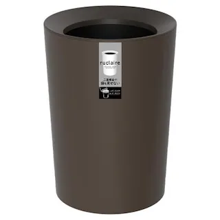 アスベル(ASVEL) ダストボックス(丸型/茶/3個) φ222x318mm/6.7L EA995AA-614 4518340138193【別送品】