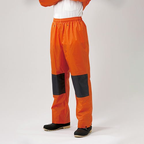 Illinois ウォームアップウェア ネイビー/オレンジ 作業服・作業用品 高視認性レインウエア(上下セット) アイトス