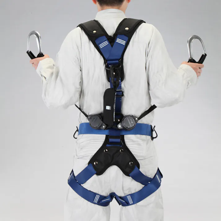 墜落制止用器具(フルハーネス/巻取式ツインランヤード付) EA998GA-9A 4518340314344 (CDC)【別送品】