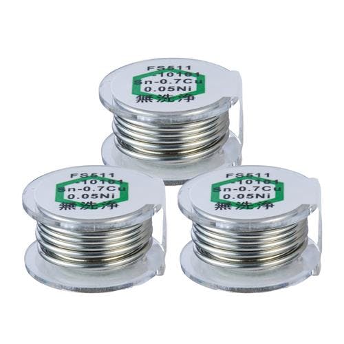 鉛フリー共晶はんだ(3個) φ1.0mm/1m EA310D-42【別送品】