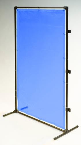 溶接作業フェンスセット(青) 1000×2000mm EA334BK-20B【別送品】