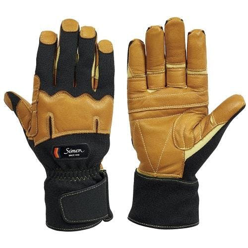 手袋(レスキュー/耐熱・防火・防水/ブラック) [LL] EA353CB-23A【別送品】