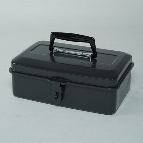 工具箱(スチール製/グレー) 250×162×93mm EA504AB-52A【別送品】