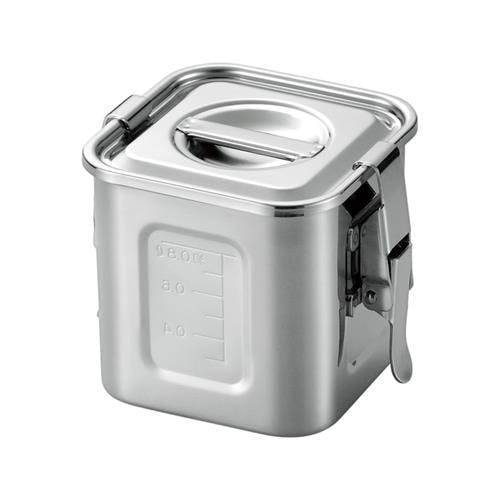 ふた付深型ボックス(ステンレス製) 135×135×134mm EA508SC-153A【別送品】