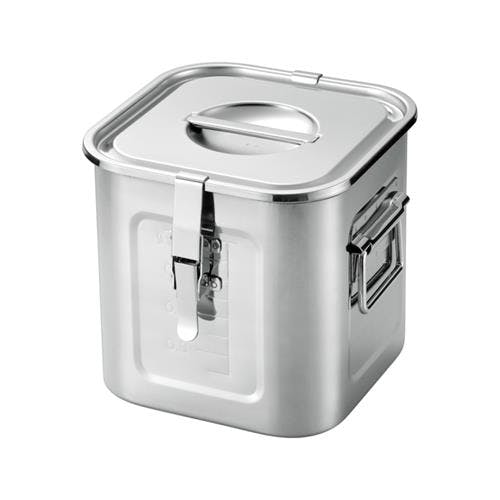 ふた付深型ボックス(ステンレス製) 270×270×269mm EA508SC-160A【別送品】