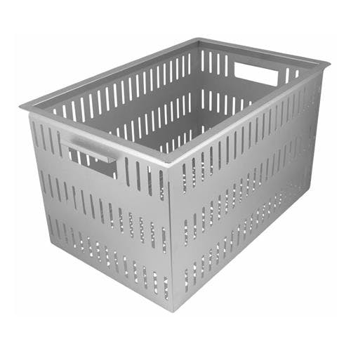 コンテナ(ステンレス製/底面高通気) 515×340×290mm EA508SE-21【別送品】