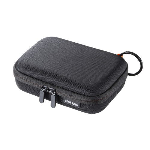 小物ケース(セミハード・ブラック) 160×105×40mm EA509C-108【別送品】