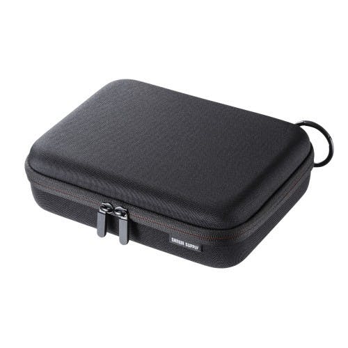 小物ケース(セミハード・ブラック) 205×155×50mm EA509C-109【別送品】