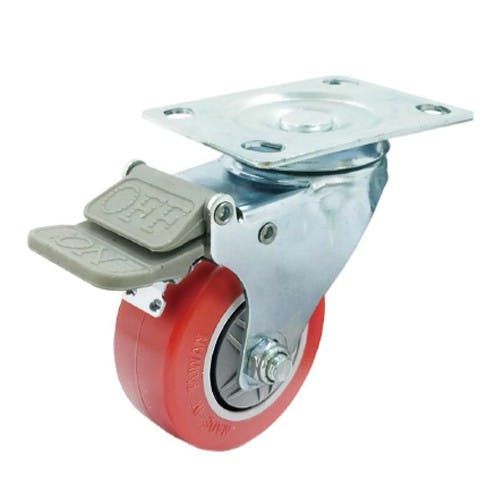 自在キャスター(ブレーキ付) [EA520AM-2用] EA520AM-12【別送品】