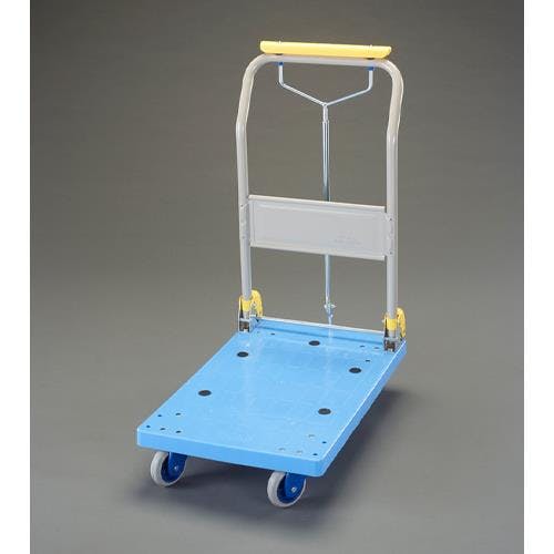 運搬車(静音/ハンドブレーキ付) 605×455mm/150Kg EA520BY-21B【別送品】