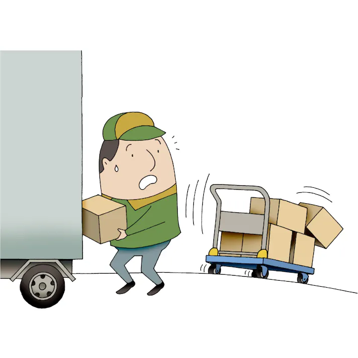 運搬車(静音/ハンドブレーキ付) 900×600mm/300Kg EA520BY-22B【別送品】