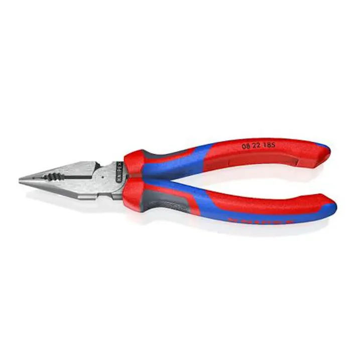 ニードルノーズペンチ(グリップ/カッター付) 185mm EA537LB-22A【別送品】