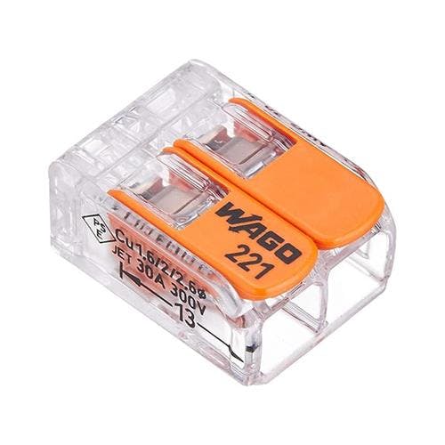 差込形電線コネクター(2極/10個) EA538WA-16【別送品】