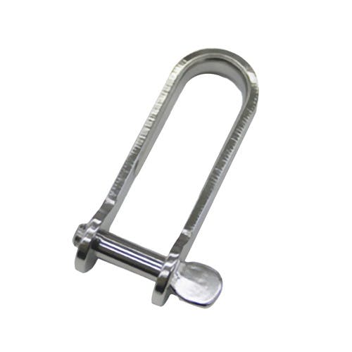 ねじ式ロングシャックル(ステンレス製) 5.0mm EA638DD-37【別送品】