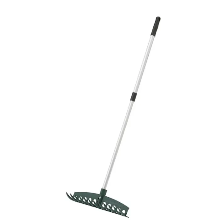 ガーデンレーキ(伸縮式/アルミ柄) 411×750~1250mm EA650RB-50【別送品】