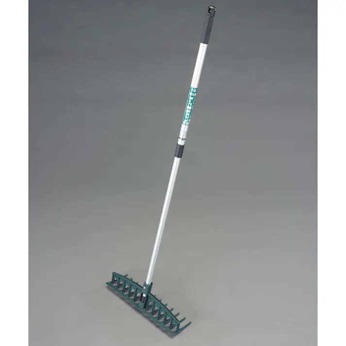 ガーデンレーキ(伸縮式/アルミ柄) 411×750~1250mm EA650RB-50【別送品】