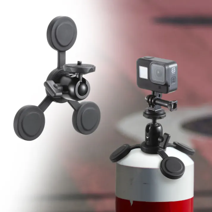 カメラマウント(マグネット付) 123×140×65mm EA759EX-194【別送品】