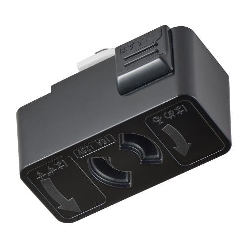 抜止コンセント(黒/ライティングバー用) 125V/15A EA761XB-322【別送品】