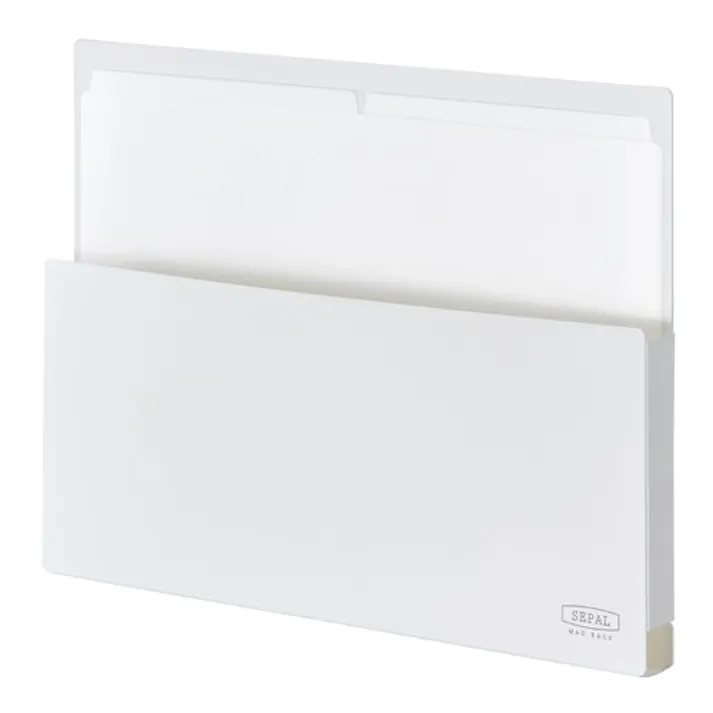収納ボックス(マグネット付/ホワイト) 332×24×245mm EA762FG-391【別送品】