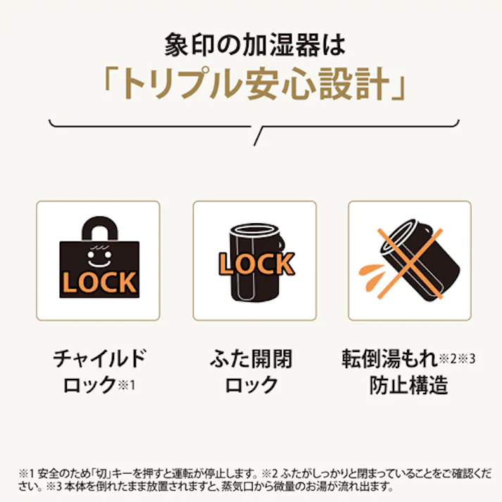 スチーム式加湿器 AC100V/985W/10畳 EA763AY-7H【別送品】