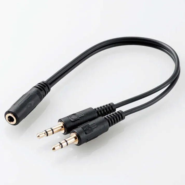 4極ミニプラグヘッドセット(オーバーヘッドタイプ/両耳) EA763BC-112A【別送品】