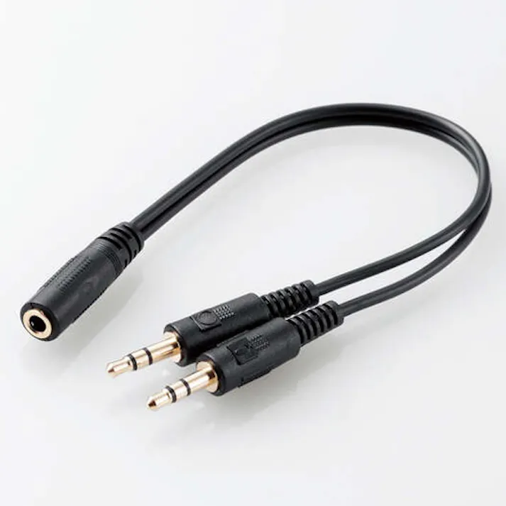 4極ミニプラグヘッドセット(オーバーヘッドタイプ/片耳) EA763BC-113A【別送品】