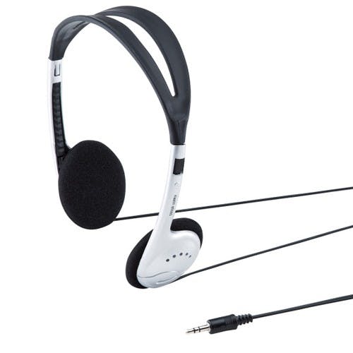 ステレオヘッドホン(軽量/コンパクト) 2m EA763BC-65A【別送品】