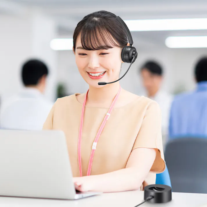 ヘッドセット(ワイヤレス/クレードル付) EA763BC-82A【別送品】