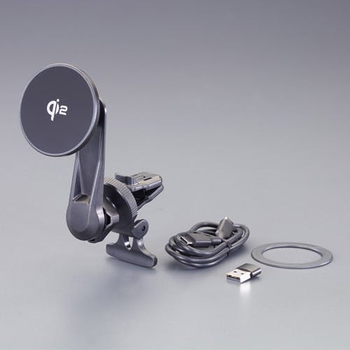 スマホ用マグネットホルダー(ワイヤレス充電Qi2対応) EA764A-139【別送品】