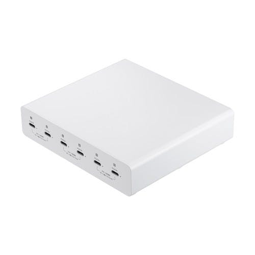 USB充電器(ホワイト) [ 6ポート] EA764A-225【別送品】