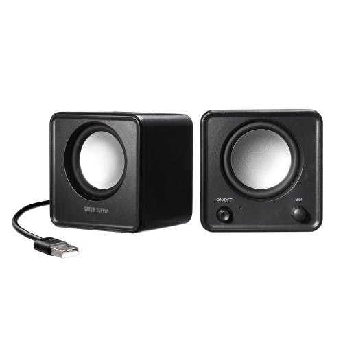 スピーカー(USB電源) 70×57×70mm EA764AS-68【別送品】