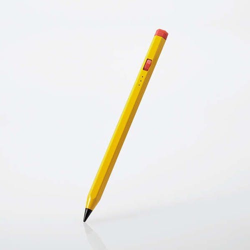 鉛筆型タッチペン(iPAd/充電/イエロー) φ10×160mm EA764AT-103【別送品】