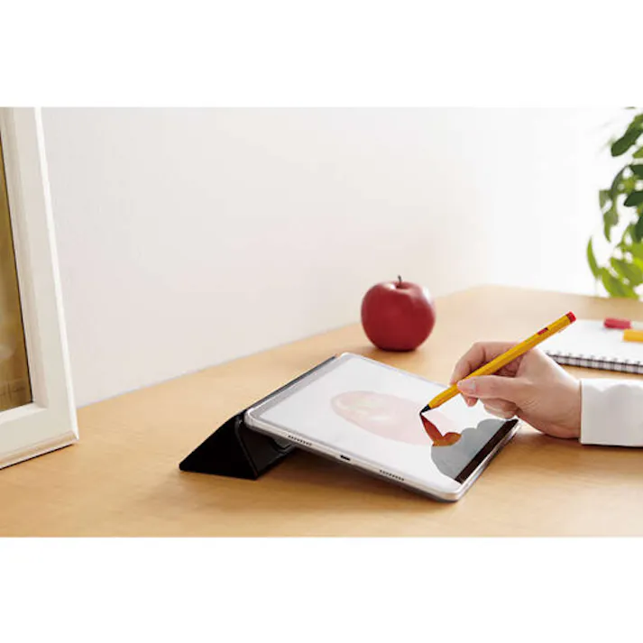 鉛筆型タッチペン(iPAd/充電/イエロー) φ10×160mm EA764AT-103【別送品】
