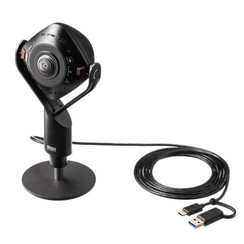 WEBカメラ(最大画角360°) 200万画素 EA764AW-30【別送品】