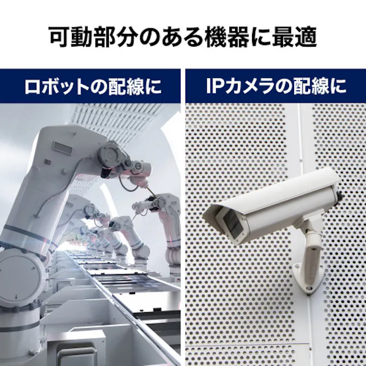 LANケーブル(CAT6A/ScTP半田加工式) 2.0m EA764BB-383【別送品】