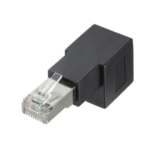 LANケーブルL型下出変換アダプタ(CAT6A STP) EA764BM-42【別送品】