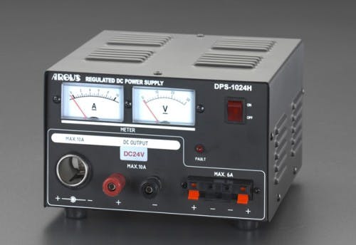 直流安定化電源 AC100V→DC24V/10A EA812-22A【別送品】