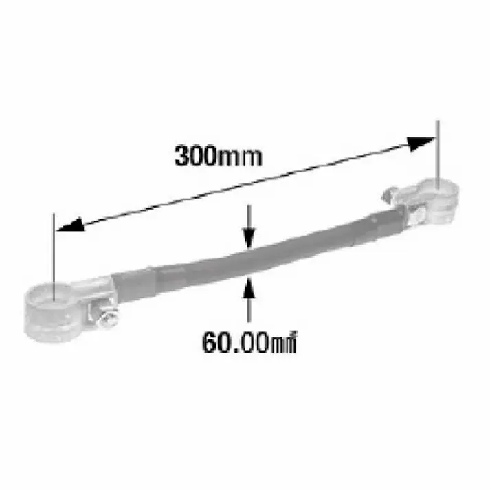 板タイプバッテリー渡り線(大ポール用) 60スケ×300mm EA812JZ-29【別送品】