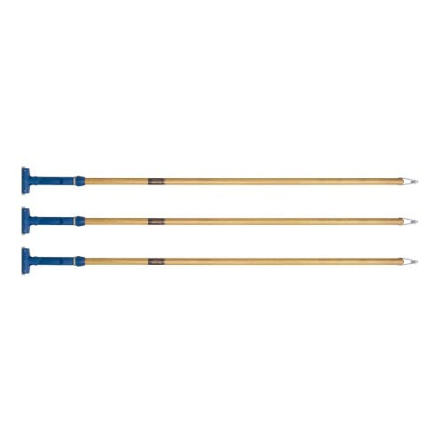 木柄モップハンドル(3本) 1380mm EA928AB-141【別送品】